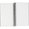 Ежедневник недатированный А5 AGENDA на спирали, черный, 128л 3-746/01