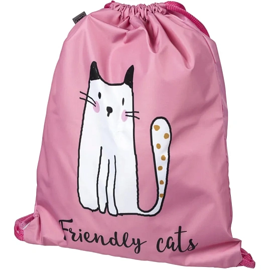 Мешок для обуви Комус Класс Friendly cats 360x470 мм, Мо-26-1