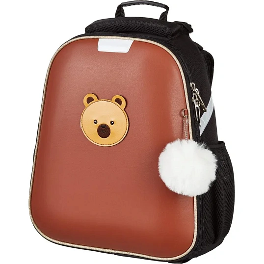 Ранец Комус Класс Мордочки Мишка, 2 отд., эргоном. спинка