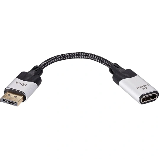 Адаптер DisplayPort(M) ---> HDMI(F) 0.15m 4K@60Hz VCOM <CG621M-0.15