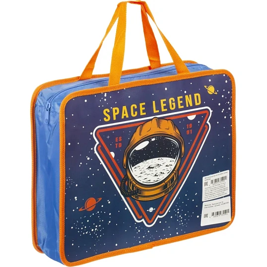 Папка детская  А4 пластиковая, с ручками ПМ-А4-26, КОСМОЗНАК