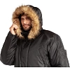 Куртка зимняя муж Аляска з66-КУ удлиненная черн (р.60-62)170-176