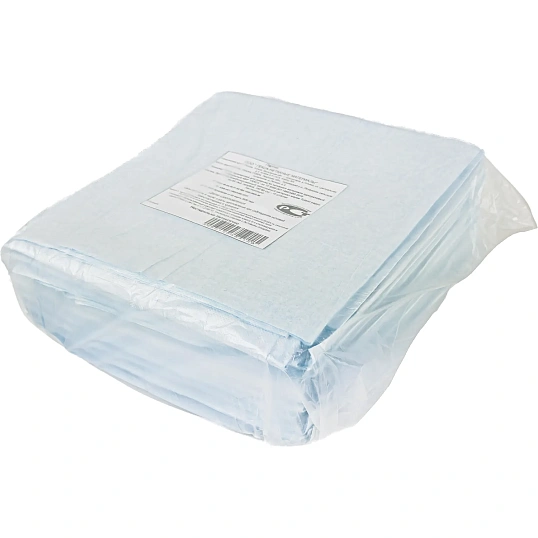 Простыня н/с бум.ламинир.140х80 10 шт/уп,индив.сложение  Гекса