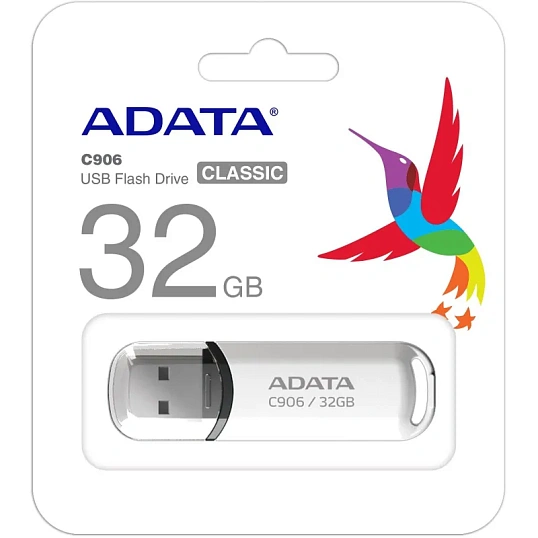 Флеш-память ADATA C906, 32GB, AC906-32G-RWH
