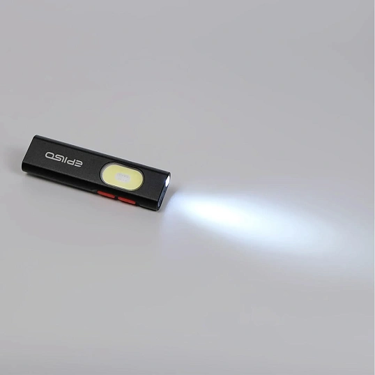 Фонарь EPILSO EPF-260 (карманный, Luminus SST20 10W + COB + Laser, аккум)