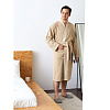 Халат Махровый Мужской  DELRAY Кимоно бежевый, L-XL,300 гр/м2
