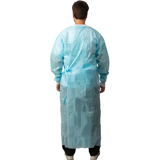 Халат хирург. стер., L (50-52), Стандарт+, (пл 40, смс) 1шт./уп