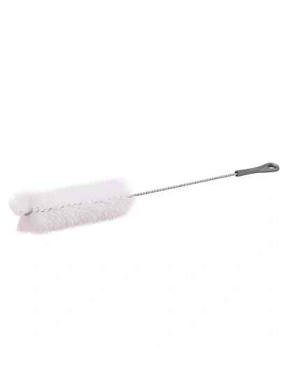 Ершик для мытья бутылок 1л,60x400мм,ПП,сталь,средняя жестк,серый,1 шт/уп