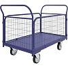 Тележка платформенная с сетчатыми бортами ТС 2 (600х900) колеса d 125