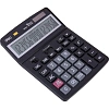 Калькулятор настольный ПОЛНОРАЗМ. Deli E39259,16-р, дв.пит,193x149мм,черн