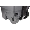 Контейнер-бак мусорный IDEA 85л с педалью на колесах серая крышка