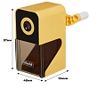 Точилка механическая Attache Bright Colours,авто-фиксация карандаша,желтый