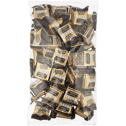 Конфеты Мишкино счастье халва подсолнечная с какао глазир., 1кг