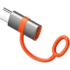 Адаптер PERO AD17, Lightning (F) - USB-C (M), серый