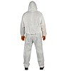 Комбинезон одноразовый (60г/м2)с кап.JetaSafety JPC50 Element Lite бел рXL