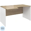 Стол эргономичный ED ALBA левый AL-1.4L дуб нельсон/белый Ш1380 Г880