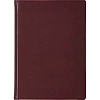 Ежедневник недатированный А5+, 136л, VELVET бордовый  3-115/02