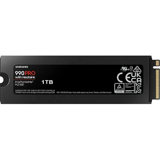 SSD накопитель Samsung SSD 990 PRO, 1Tb M.2PCIe 4.0 x4(MZ-V9P1T0CW)