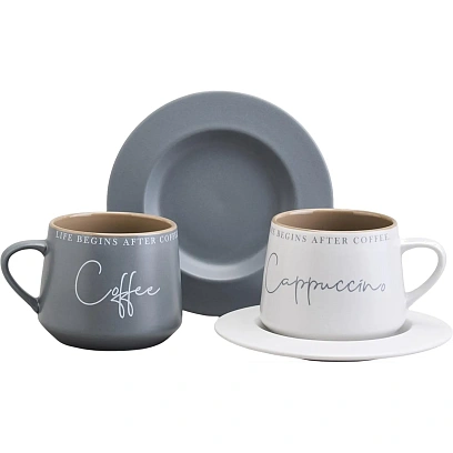 Набор Чайный Lefard Coffeemania на 2 пер. 4 пр. 320 мл, 756-477