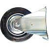 Колесо неповоротное черная резина FC 63 f 160 мм