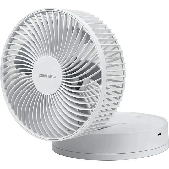 Вентилятор настольный Centek CT-5042 Аккум. 5400мАч/ 12Вт/ 4скор/ Таймер 8ч