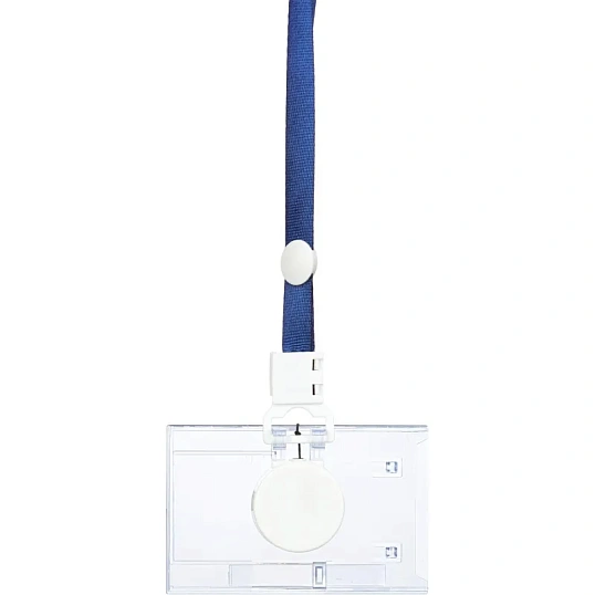 Бейдж Promega office горизонтальный с рулеткой, разм вклад 85х54