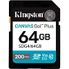 Карта памяти SDXC Kingston Canvas Go Plus G4 64G, G4 200R V30 SDG4/64GB