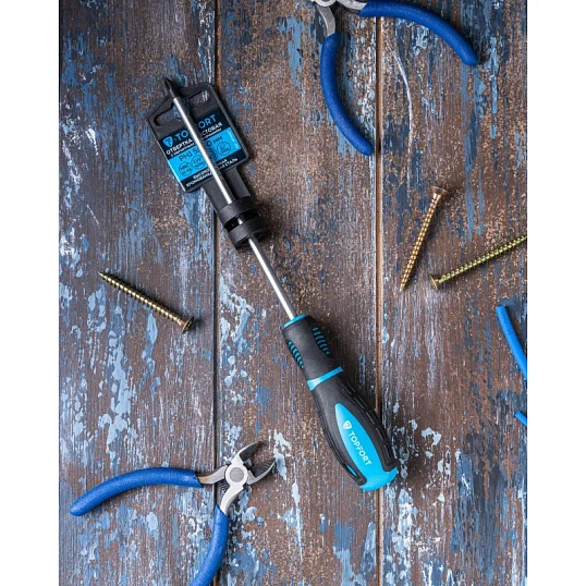 Отвертка крестовая PH1 5x150 TOPFORT (546028)