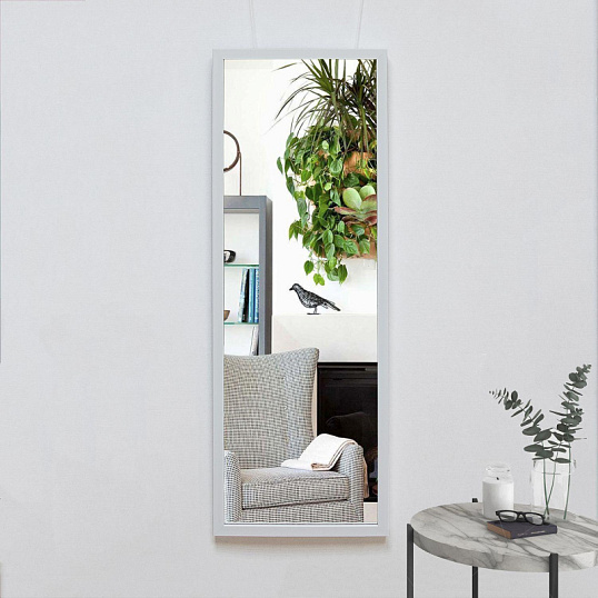 Зеркало МИР_Комус Мебель в раме  ПЛС 300х900 (КС365006003) серый