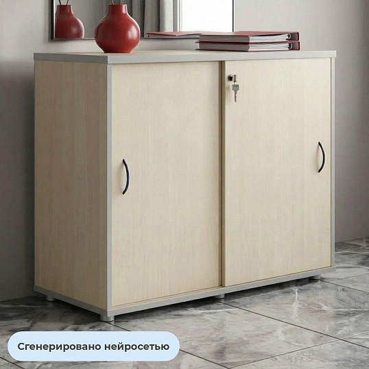 Тумба для документов с раздвижными дверцами 900х400х750 мм (0EP/18504302)