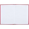 Ежедневник недатированный А5+, 136л, VELVET красный  3-115/10