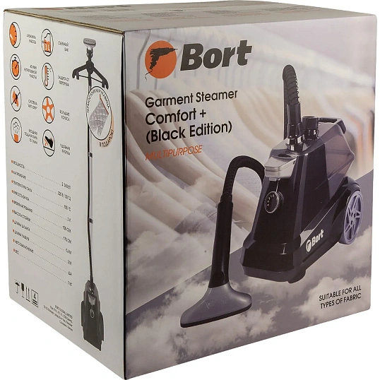 Отпариватель для одежды Bort Comfort + (Black Edition), 2350 Вт