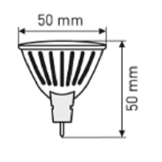 Лампа светодиодная Эра 6W GU5.3 4000k нейт.бел. спот