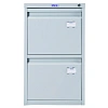 Картотека ПРАКТИК A-42 шкаф 2 секцион А4, ц.замок, 408х485х685
