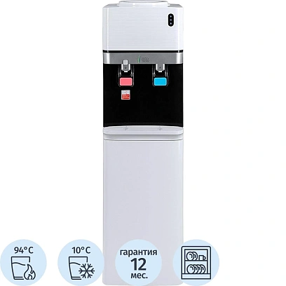 Кулер Ecotronic M41-LCE white-black 
