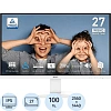 Монитор MSI MP273QW E2(9S6-3PB69H-054)27/WQHD /IPS/100Hz/400cd/4ms/HDMI/DP