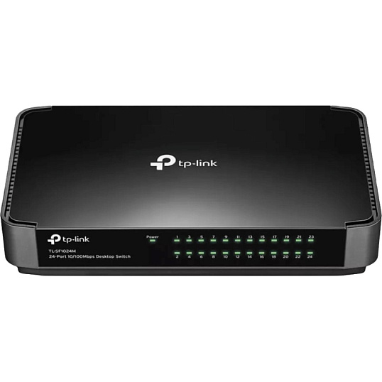 Коммутатор TP-Link TL-SF1024M (L2) 24x100Мбит/с неуправляемый