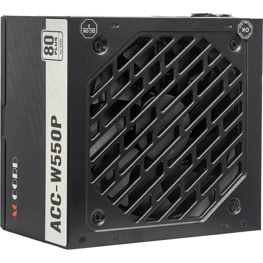 Блок питания Accord ATX 550W ACC-W550P 80+ white (20+4pin) APFC 120mm