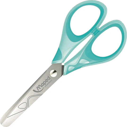 Ножницы Maped ESSENTIALS SOFT PASTEL 130мм,прорезин.симм.руч,ассорт,464411