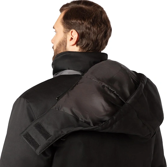 Куртка рабочая зимняя муж з43-КУ сер/чер (р.44-46) 170-176 (серия З)