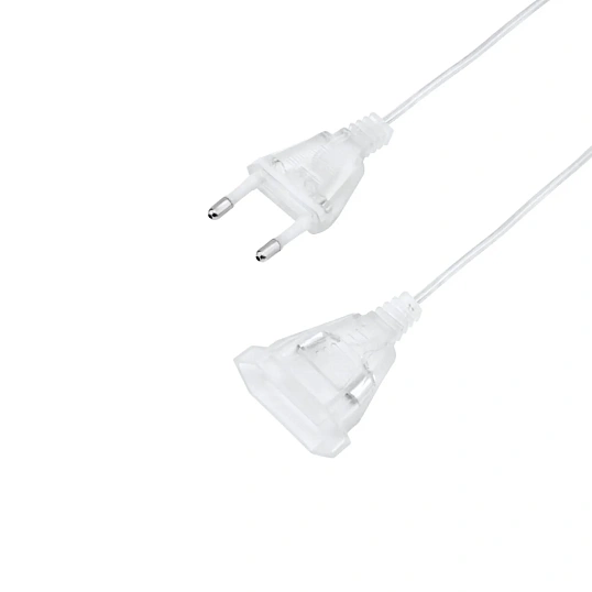 Удлинитель для домашних гирлянд 3 м, прозрачный ПВХ 315-424