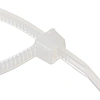 Хомут стяжка нейлоновая Topfort 3х100 (2,5х100 мм) белый 100 шт/уп