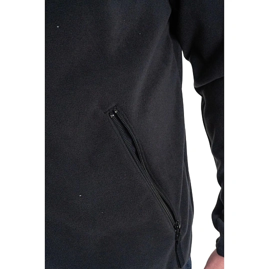 Толстовка флис цв. черный (200гр.) р. 44-46/170-176