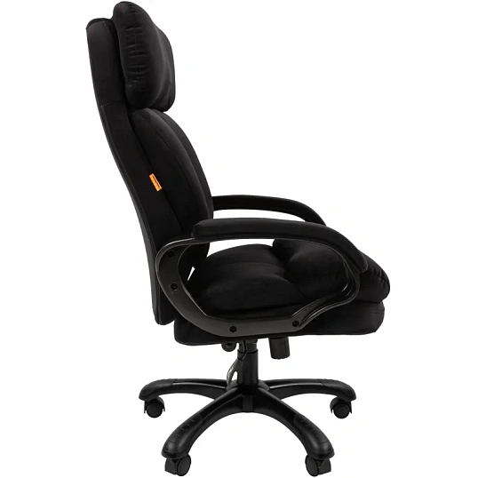 Кресло VT_Chairman Home 505 ткань Т-84 черный (черный пластик)