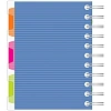 Бизнес-тетрадь 140л,кл,А6,SPIRAL BOOKСиний,евроспир,обл.пласт,раздел.84113