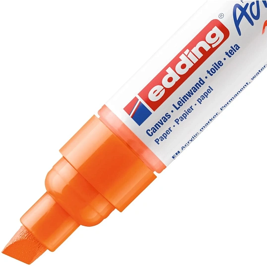 Набор акриловых маркеров Edding 5000 NEON. 5 шт. Карт. коробка