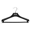 Вешалка-плечики VP_анатомическая Attache С039,пласт,черн,съем.перекл р44-46