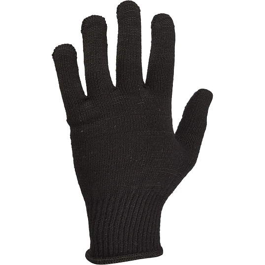 Перчатки защитные трикотажн КОМУС ПВХ Точка 5нит52г10кл черн р.10 (5пар/уп)