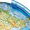 Глобус интерактивный физико-политический с подсв.,рельеф.,320мм,INT13200290