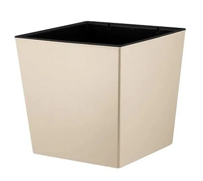 Горшок д/цветов InGreen London CUBE 11,6л c дренаж.встав,минд.IG780110006